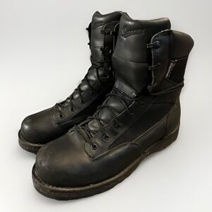 DANNER 8" APB 400G Gore-Tex Insulated Black Leather Crosstech Boots 12EE Wide